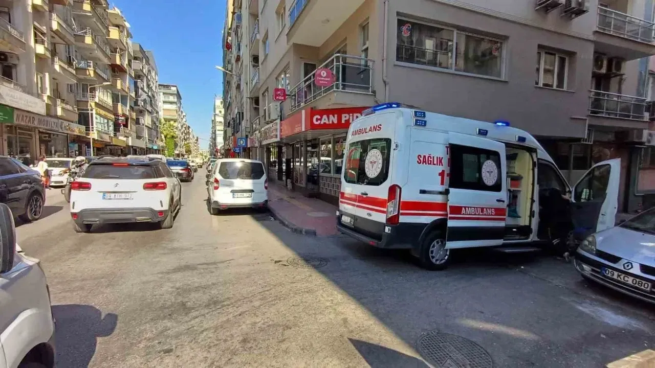 Motosikletten düşen sürücü yaralandı!